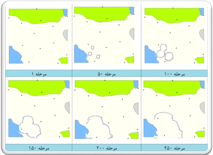 نقشه بررسی زمانی- مکانی انتشار بیماری مالاریا در هرمزگان